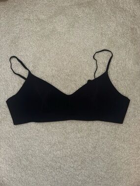 Aeropostale Black Seamless Bralette with Thin Straps